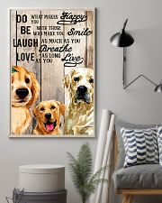 Dog Labrador Laugh Love Live 16x24 Poster lifestyle-poster-1