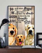 Dog Labrador Laugh Love Live 16x24 Poster lifestyle-poster-2