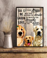 Dog Labrador Laugh Love Live 16x24 Poster lifestyle-poster-3