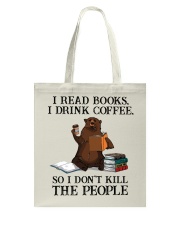 Book I Read Books I Drink Coffee Tote Bag tile