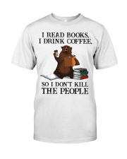 Book I Read Books I Drink Coffee Premium Fit Mens Tee tile