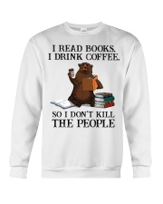 Book I Read Books I Drink Coffee Crewneck Sweatshirt tile