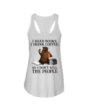 Book I Read Books I Drink Coffee Ladies Flowy Tank tile
