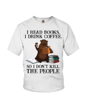 Book I Read Books I Drink Coffee Youth T-Shirt tile