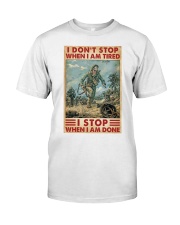 Veteran I Don't Stop Classic T-Shirt tile