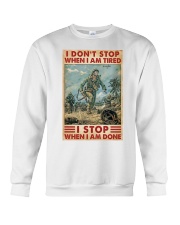 Veteran I Don't Stop Crewneck Sweatshirt tile