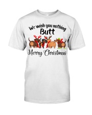 Dog Merry Christmas Classic T-Shirt tile