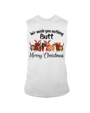 Dog Merry Christmas Sleeveless Tee tile