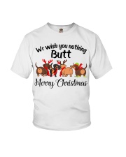 Dog Merry Christmas Youth T-Shirt tile