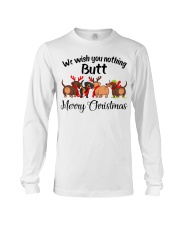 Dog Merry Christmas Long Sleeve Tee tile