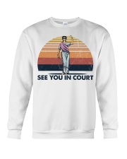 Tennis See You In Court Crewneck Sweatshirt tile