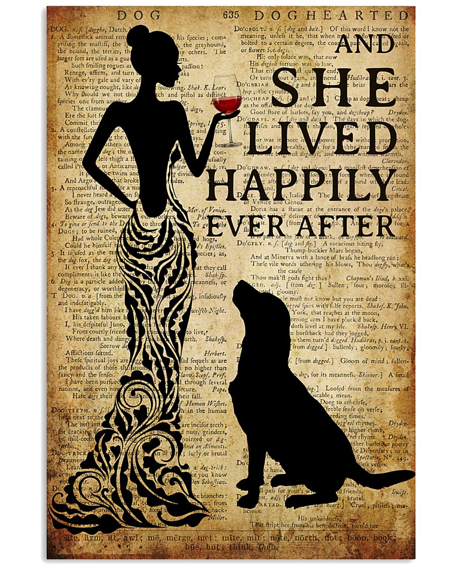 Dog Happily Ever After 16x24 Poster