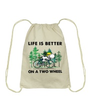 Cycling Life Is Better On A Two Wheel Drawstring Bag tile