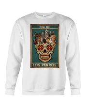 Dog Dia De Los Perros Crewneck Sweatshirt tile