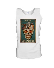 Dog Dia De Los Perros Unisex Tank tile