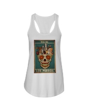 Dog Dia De Los Perros Ladies Flowy Tank tile