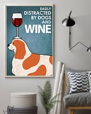 Dog Cavalier And Wine 16x24 Poster lifestyle-poster-1