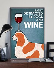 Dog Cavalier And Wine 16x24 Poster lifestyle-poster-2