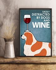 Dog Cavalier And Wine 16x24 Poster lifestyle-poster-3