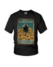 Hippie She Had The Soul Of A Gypsy Youth T-Shirt tile