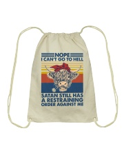 Farm Nope I Can't Go To Hell Drawstring Bag tile