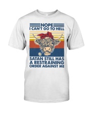 Farm Nope I Can't Go To Hell Classic T-Shirt tile