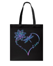 Hippie Let It Be Tote Bag tile