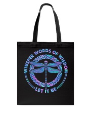 Dragonfly Let It Be Tote Bag tile