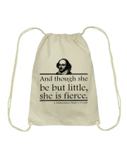 Book She Is Fierce Drawstring Bag tile