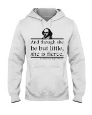 Book She Is Fierce Hooded Sweatshirt front