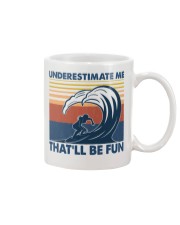 Surfing That'll Be Fun Mug tile
