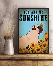 Dog Pug You Are My Sunshine 16x24 Poster lifestyle-poster-3