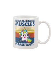 Fitness Installing Muscles Please Wait Mug tile