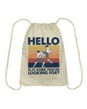 Muay Thai Hello Is It Knee Drawstring Bag tile