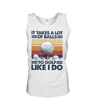 Golf It Takes A Lot Of Balls To Golf Like I Do Unisex Tank tile