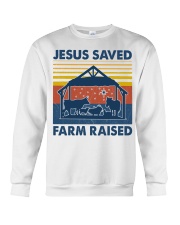 Farm Jesus Saves Farm Raise Crewneck Sweatshirt tile