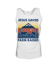 Farm Jesus Saves Farm Raise Unisex Tank tile
