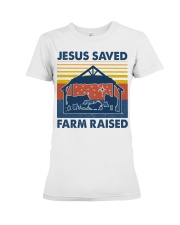 Farm Jesus Saves Farm Raise Premium Fit Ladies Tee tile