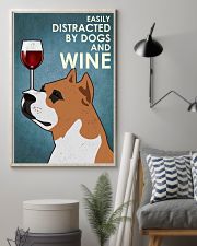 Dog Staffordshire Bull Terrier And Wine 16x24 Poster lifestyle-poster-1