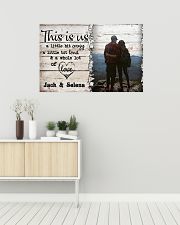 Hiking This Is Us A Little Bit Crazy 36x24 Poster poster-landscape-36x24-lifestyle-01