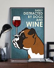 Dog Boxer And Wine 16x24 Poster lifestyle-poster-2