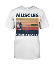 Fitness Muscles And Mascara Classic T-Shirt tile
