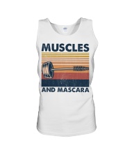 Fitness Muscles And Mascara Unisex Tank tile