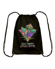 Mushroom Stay Trippie Little Hippie Drawstring Bag tile