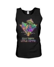 Mushroom Stay Trippie Little Hippie Unisex Tank tile