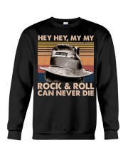 Hippie Rock And Roll Crewneck Sweatshirt tile