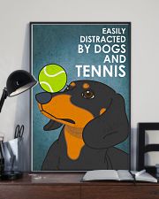 Dog Dachshund And Tennis 16x24 Poster lifestyle-poster-2