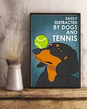 Dog Dachshund And Tennis 16x24 Poster lifestyle-poster-3