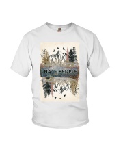 Camping I Hate People Youth T-Shirt tile