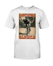 Cycling I Don't Stop Classic T-Shirt tile